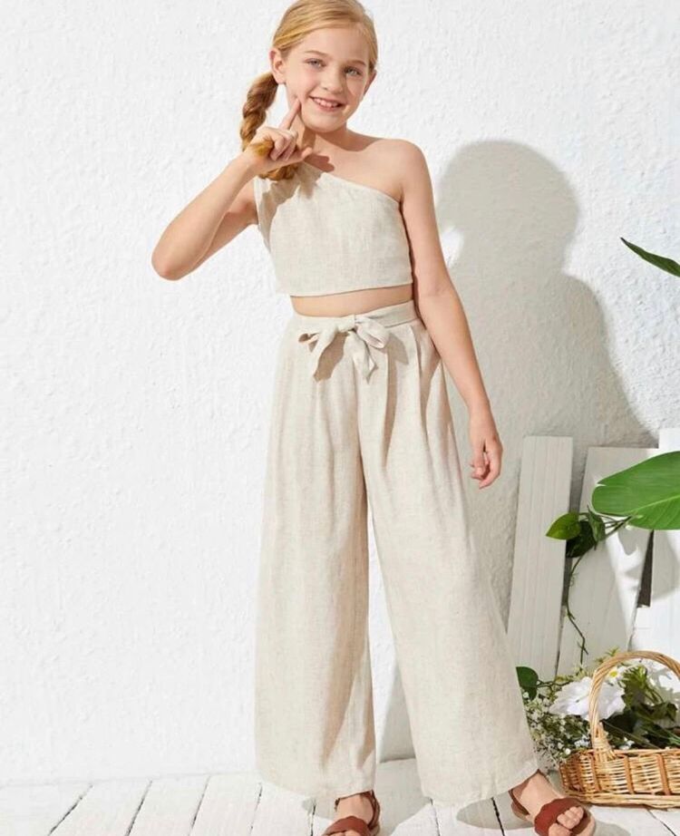 One Shoulder Top and Pant