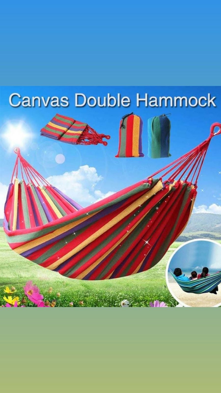 Canvas Double Hammock