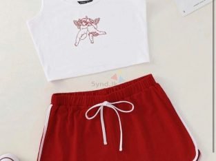 Dolphin Short and Crop Top Set