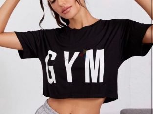 Active gym cropped tee