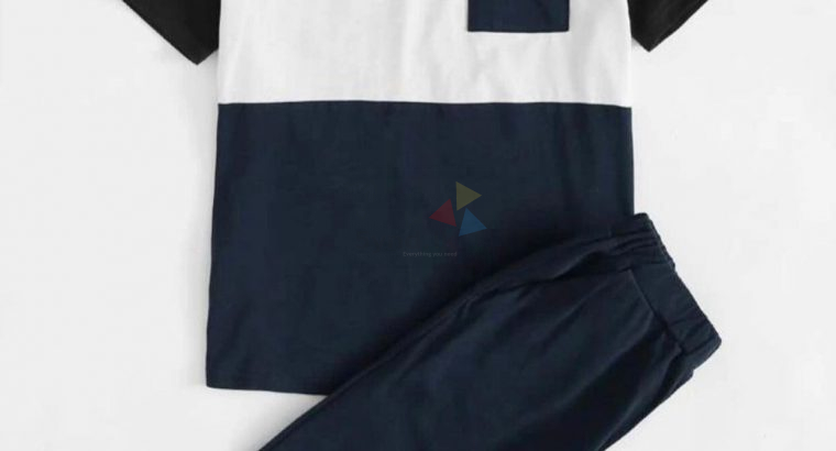 Boys Slogan Graphic tee and jogger