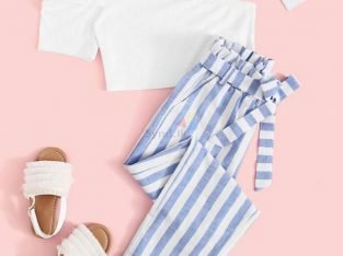 Crop Top and Pant Set