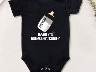 Baby Boy Slogan Bodysuit