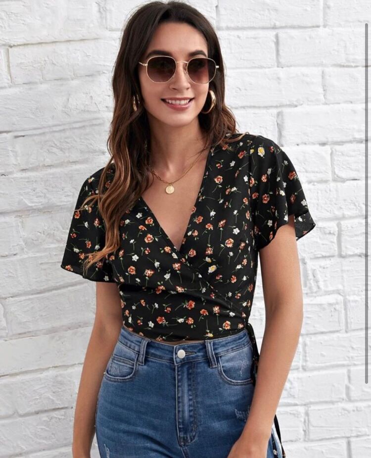 Floral Crop Top