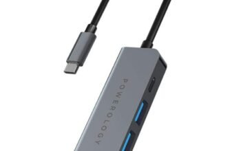 Powerology 4 in 1 USB-C Hub with HDMI