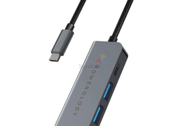 Powerology 4 in 1 USB-C Hub with HDMI