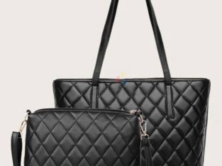 2pcs quilted bag set