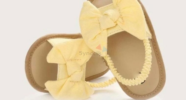 Baby Girl Bow Decor Sandals available in more colors