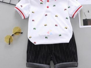 Toddler Boys Cartoon Graphic Polo Shirt