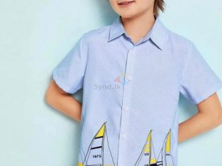 Boys Graphic Print Shirt