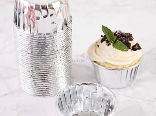 Silver 10pcs cupcake baking