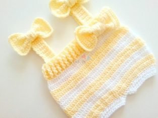 Crochet baby boy jumper