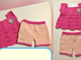 Crochet baby girl dresses