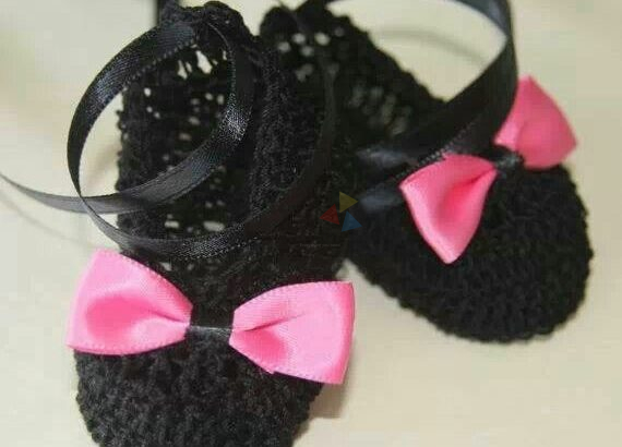 Crochet Baby Girl Shoes