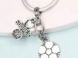 Soccer Charm Keychain Basketball Charm Keychain