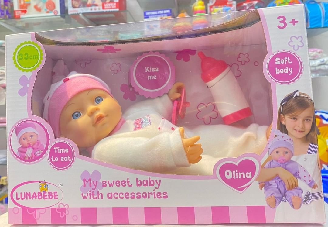 Silicone Baby Doll with Accessories 