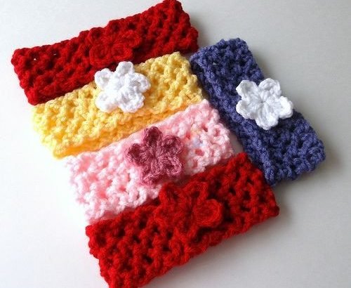 Crochet Girl Head Bands