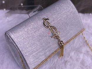 Ladies hand Clutches with shoulder Chain 