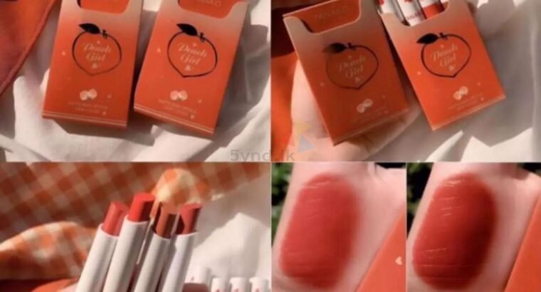 Peachy Matte Lipstick set