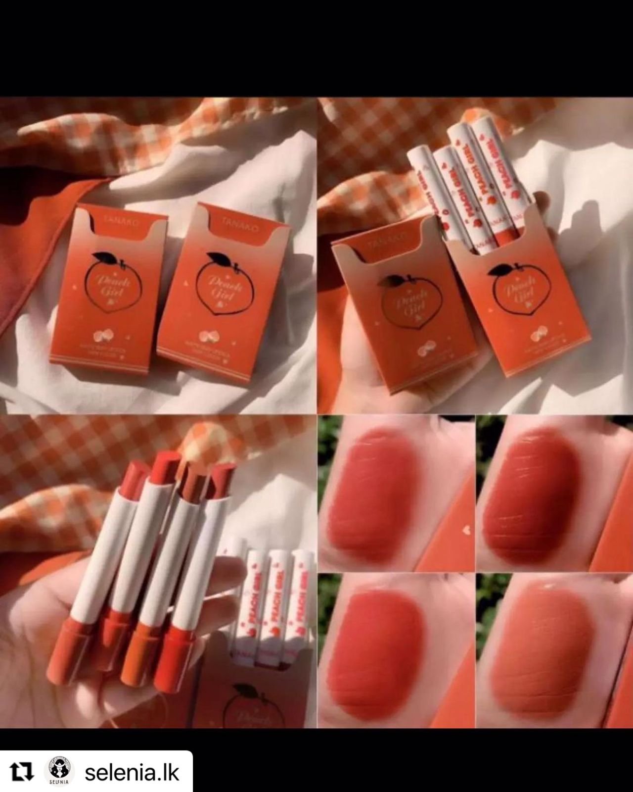 Peachy Matte Lipstick set