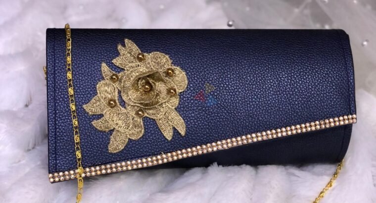 Ladies Hand Clutches with Shoulder Chain 