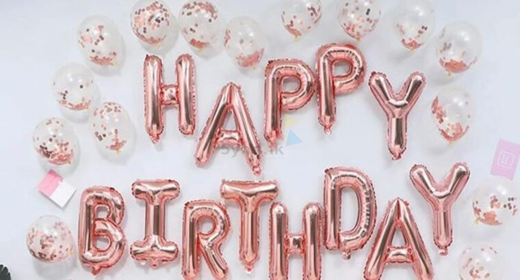 32pcs Birthday Balloons