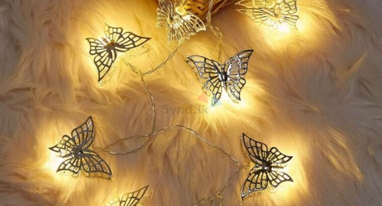 10pcs butterfly bulb string light