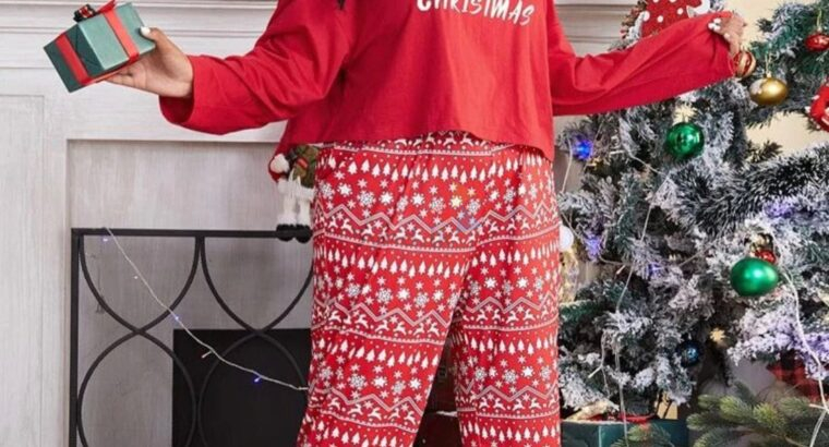 Plus size Christmas Print Pjs