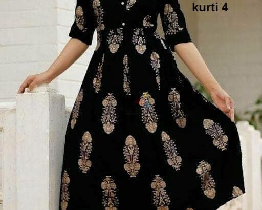 Gold print kurti