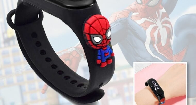 Marvel Kids Led Silicon Watch