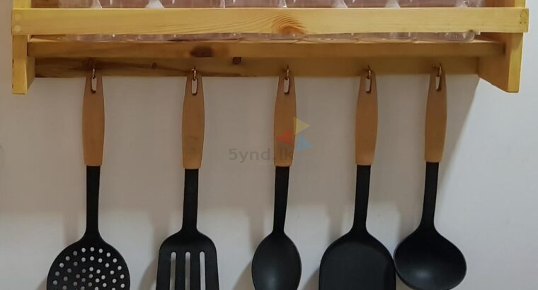 Wooden Kitchen Rack Medium