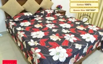  Cotton Queen Size 100 X 90 Bed Sheet