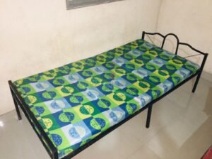 Steel Bed With Mattress 6x4ft