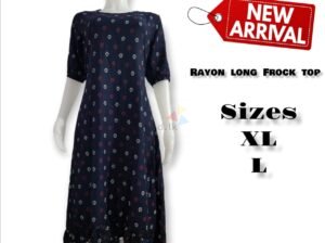 Rayon long Frock top