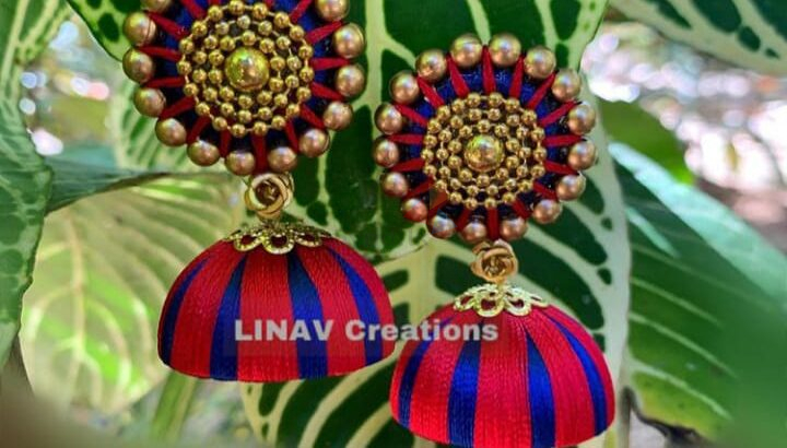 Silk Thread Earrings