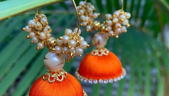 Silk Thread Earrings