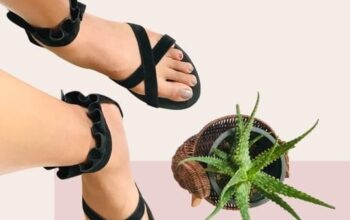  Open Toe Low Ankle Wrap Sandal